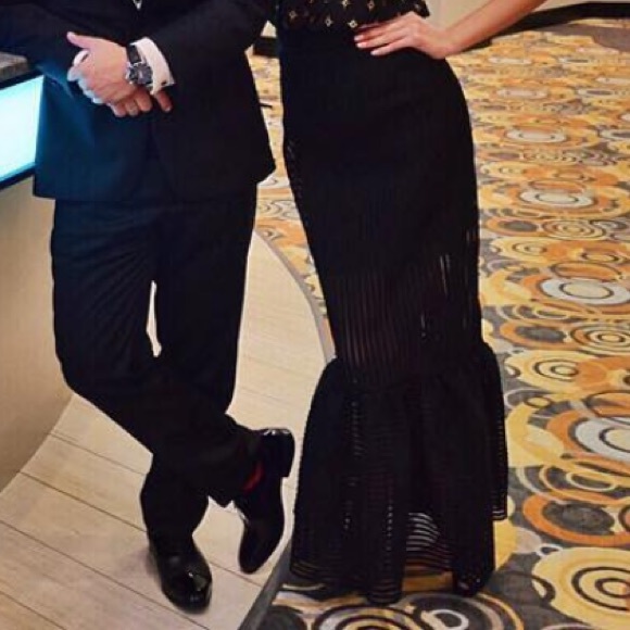 H&M Black Maxi Skirt Size 4 - Picture 5 of 5